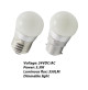 Boat Led Bulb, 3.5 watts - Globe Candle Led - 24 volts - B22 - White - D35*60mm - G35-6L-B22-24V-W - AZLED